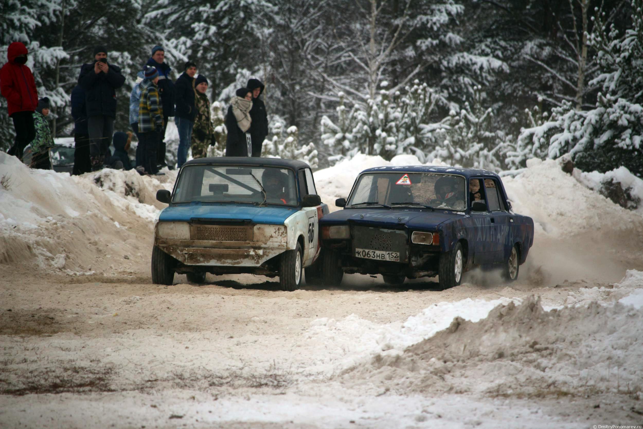 Январские автогонки в Городце 2021