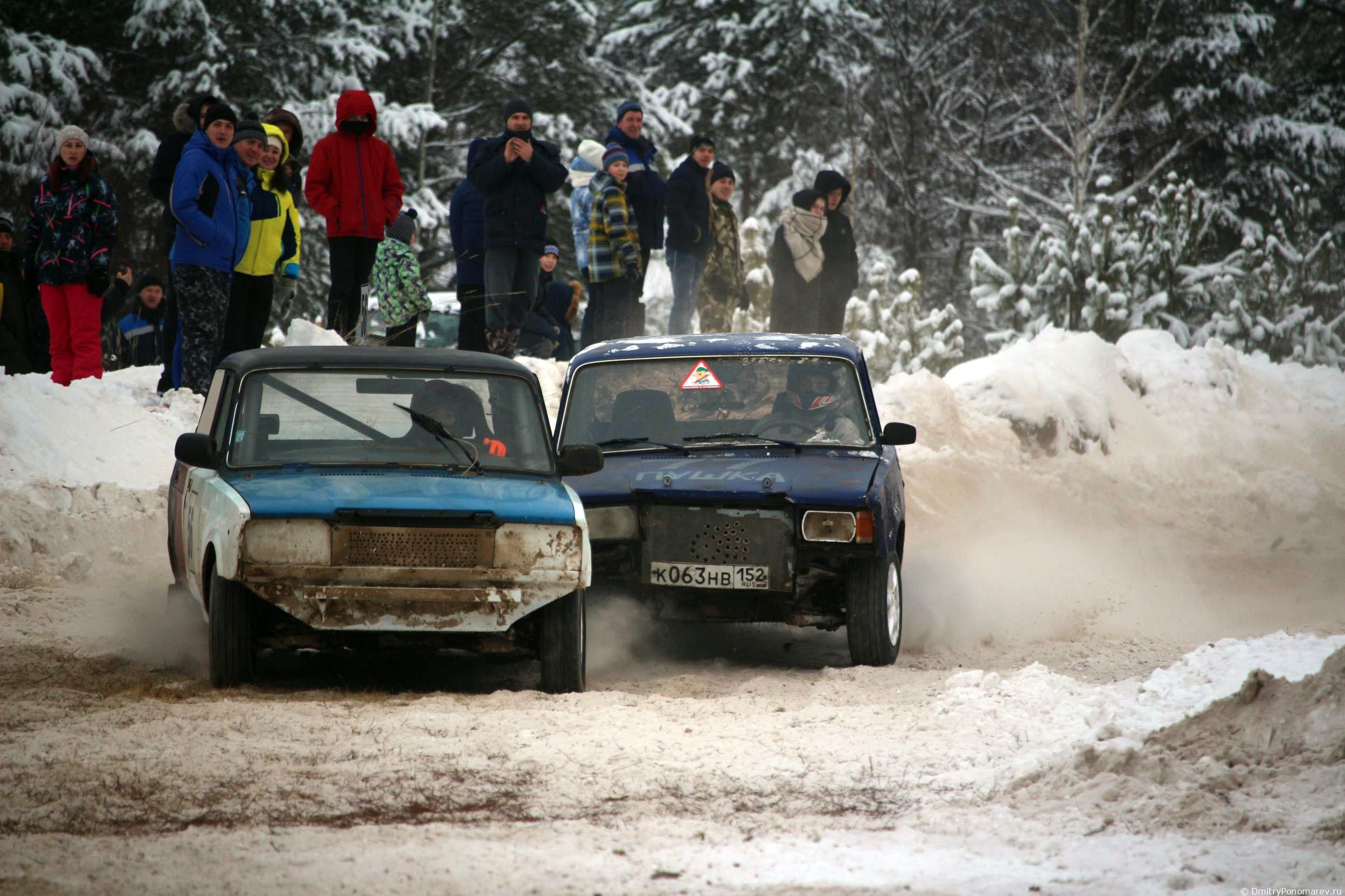 Январские автогонки в Городце 2021