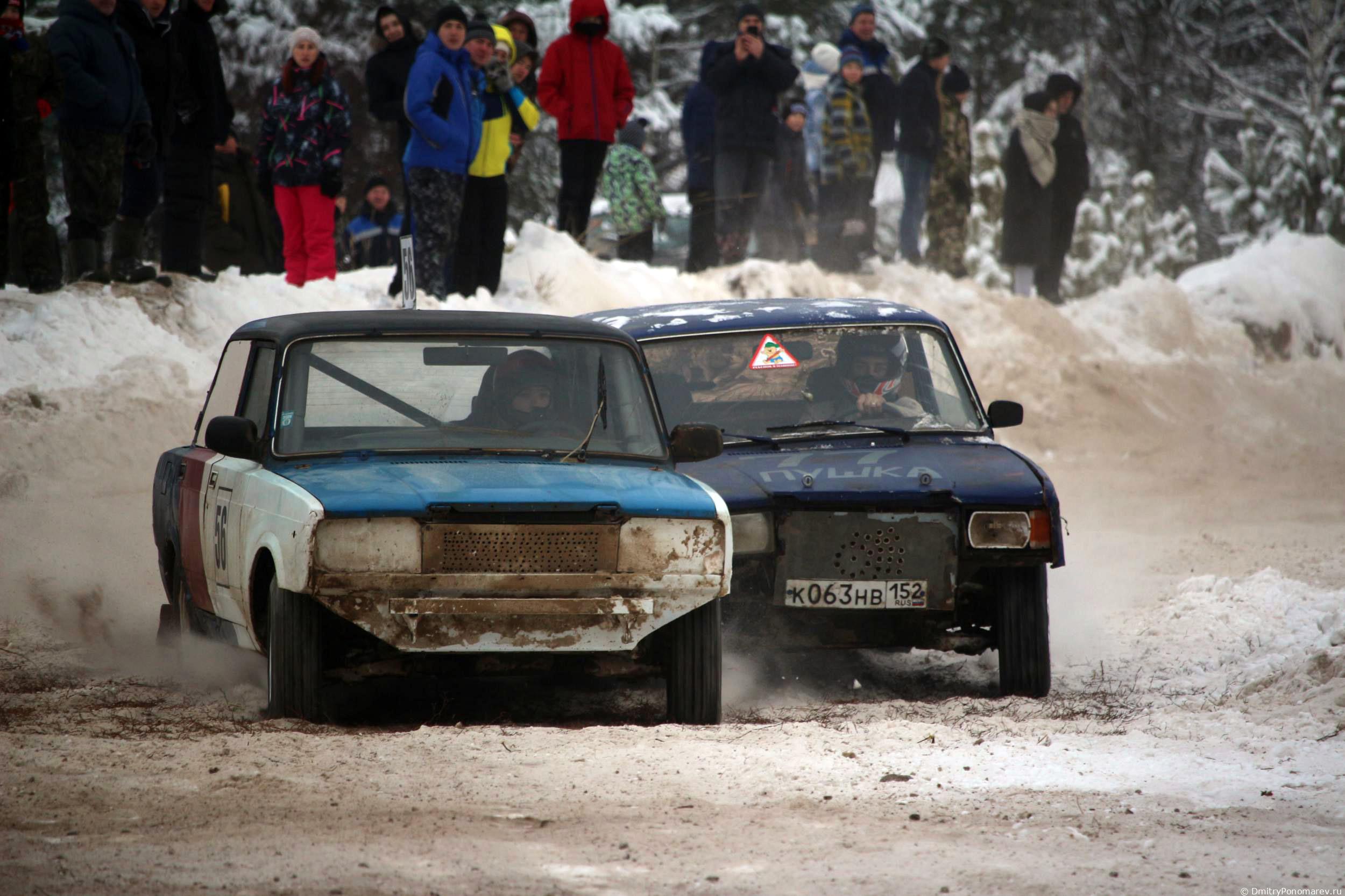 Январские автогонки в Городце 2021