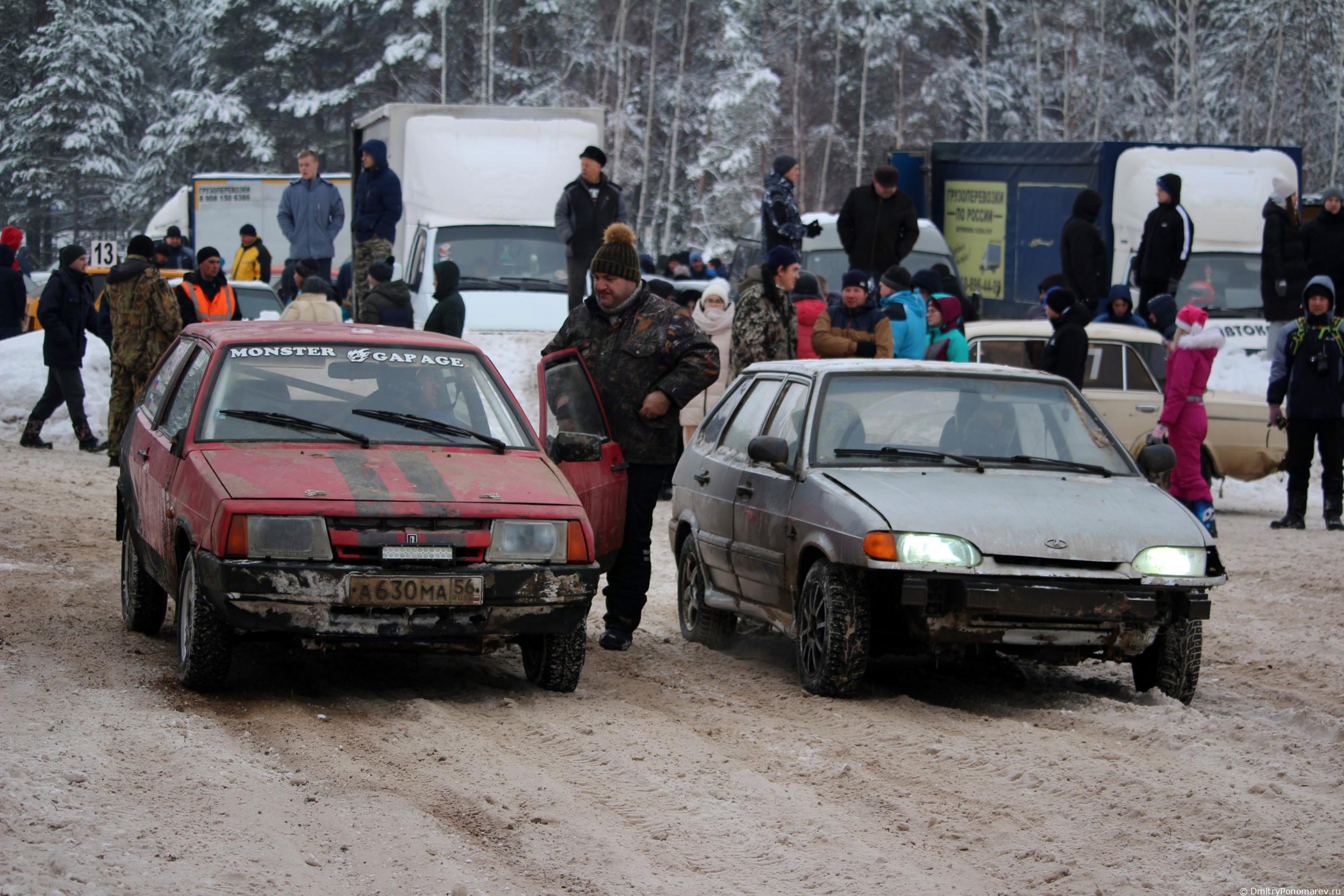 Январские автогонки в Городце 2021
