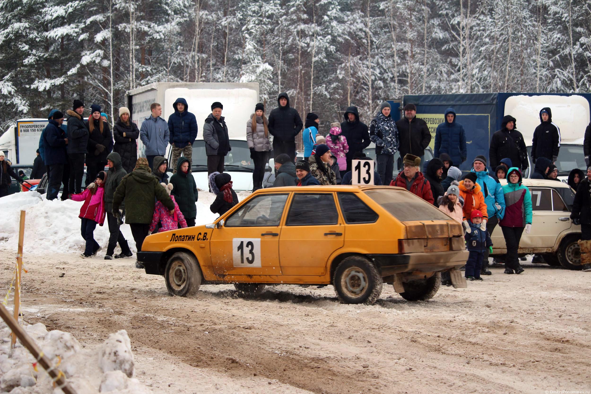 Январские автогонки в Городце 2021
