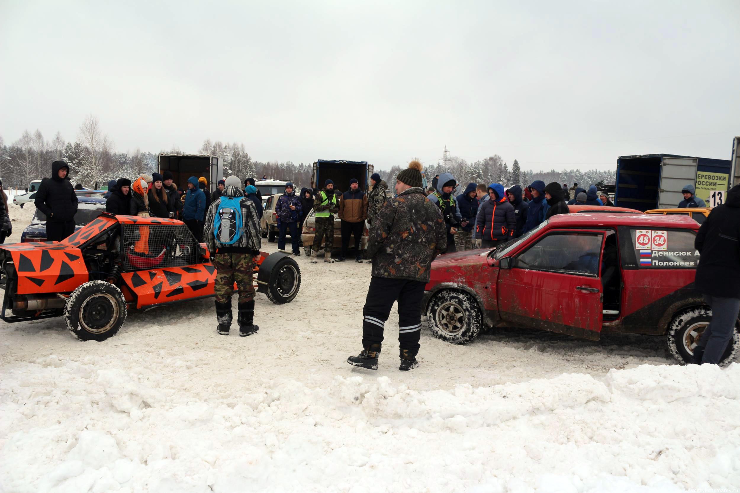 Январские автогонки в Городце 2021