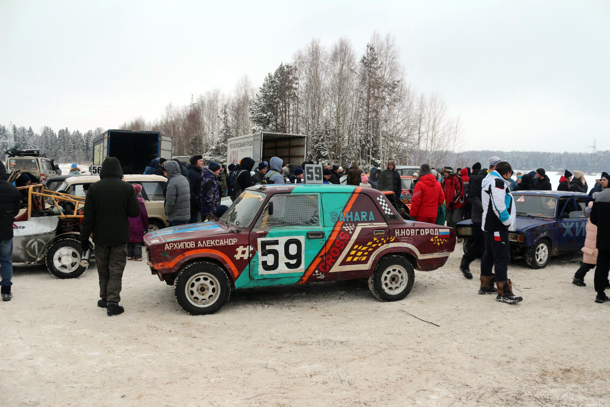 Январские автогонки в Городце 2021