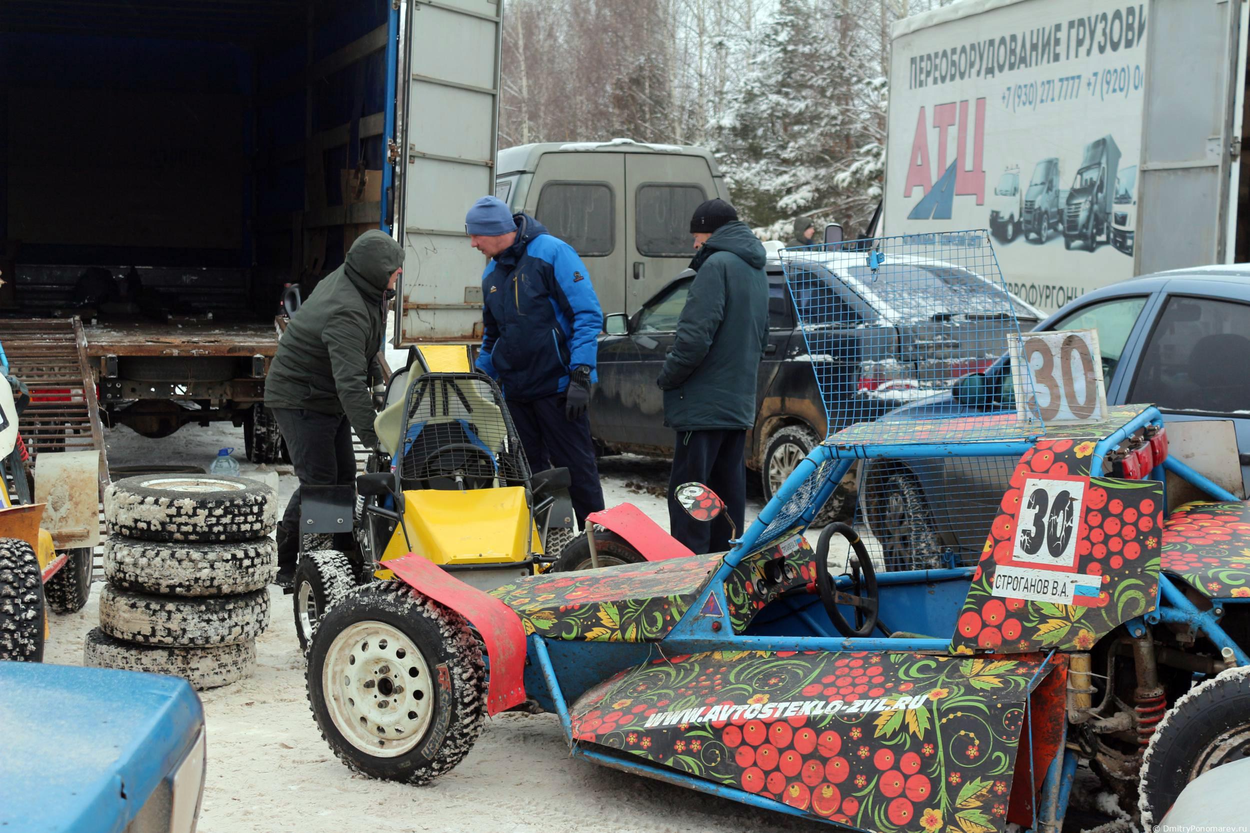 Январские автогонки в Городце 2021