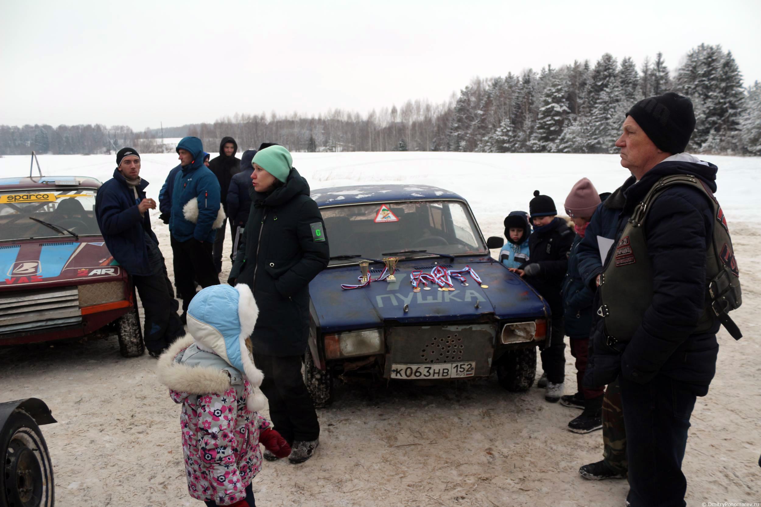 Январские автогонки в Городце 2021