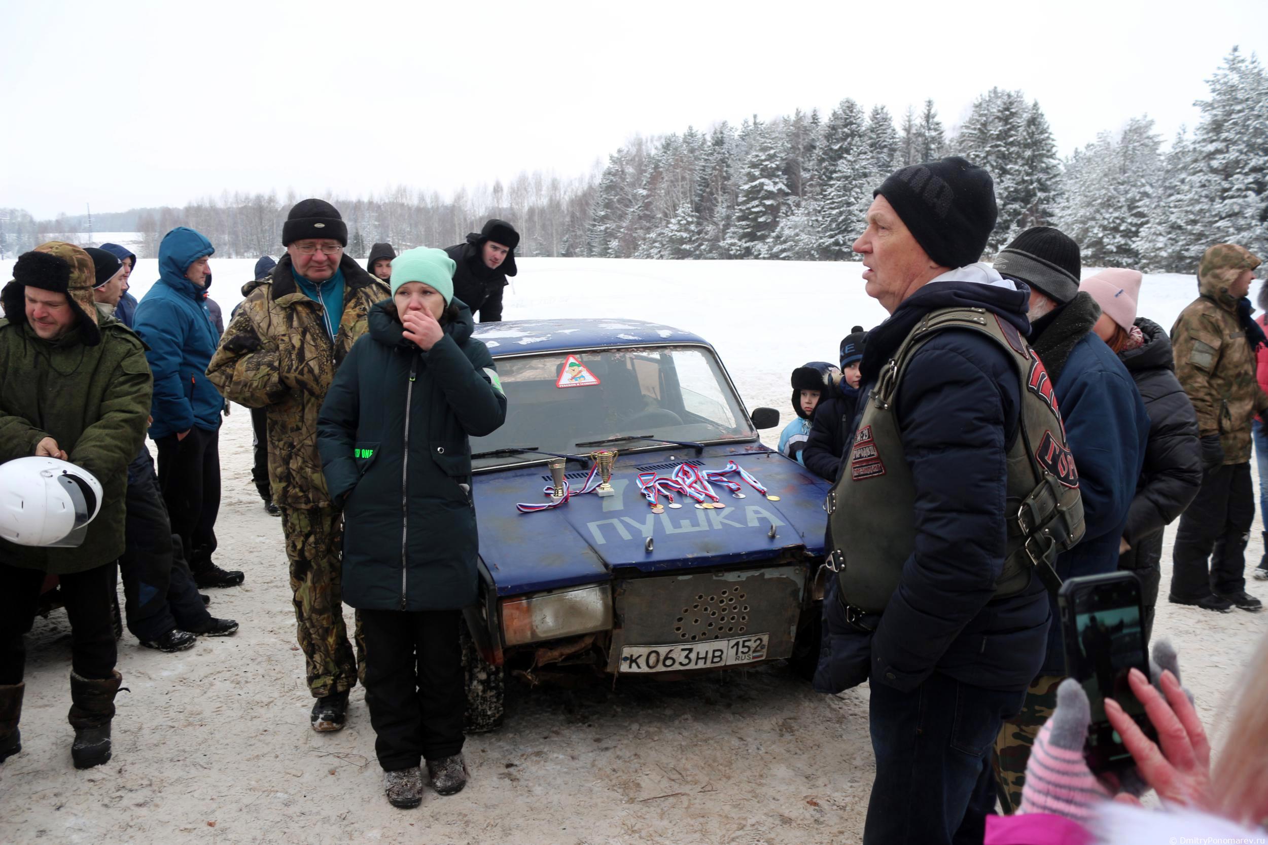 Январские автогонки в Городце 2021