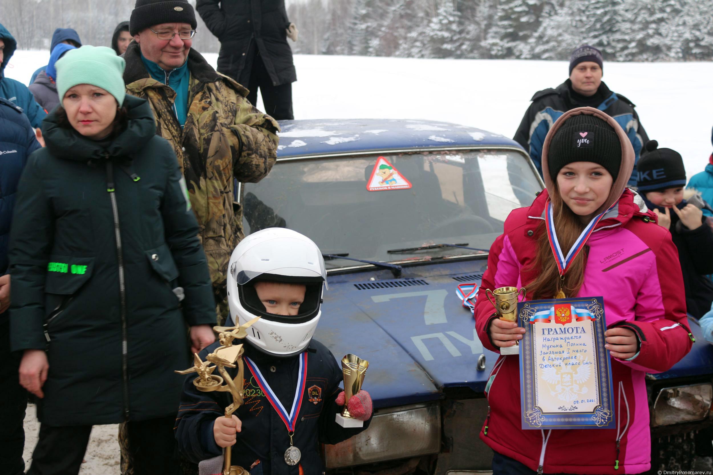 Январские автогонки в Городце 2021