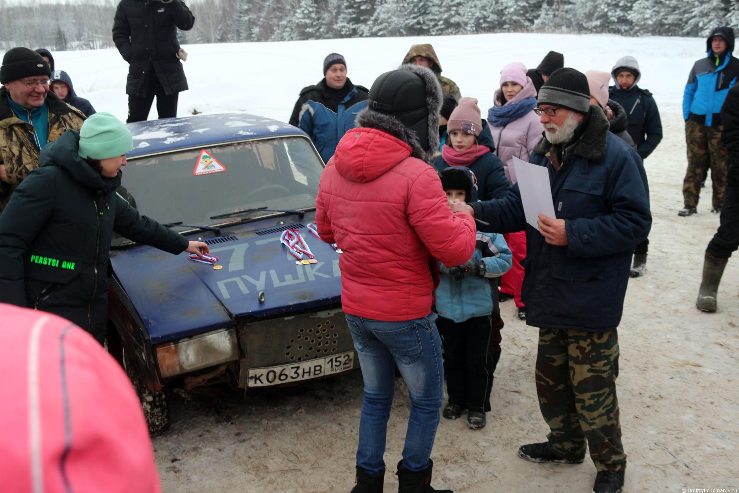 Январские автогонки в Городце 2021