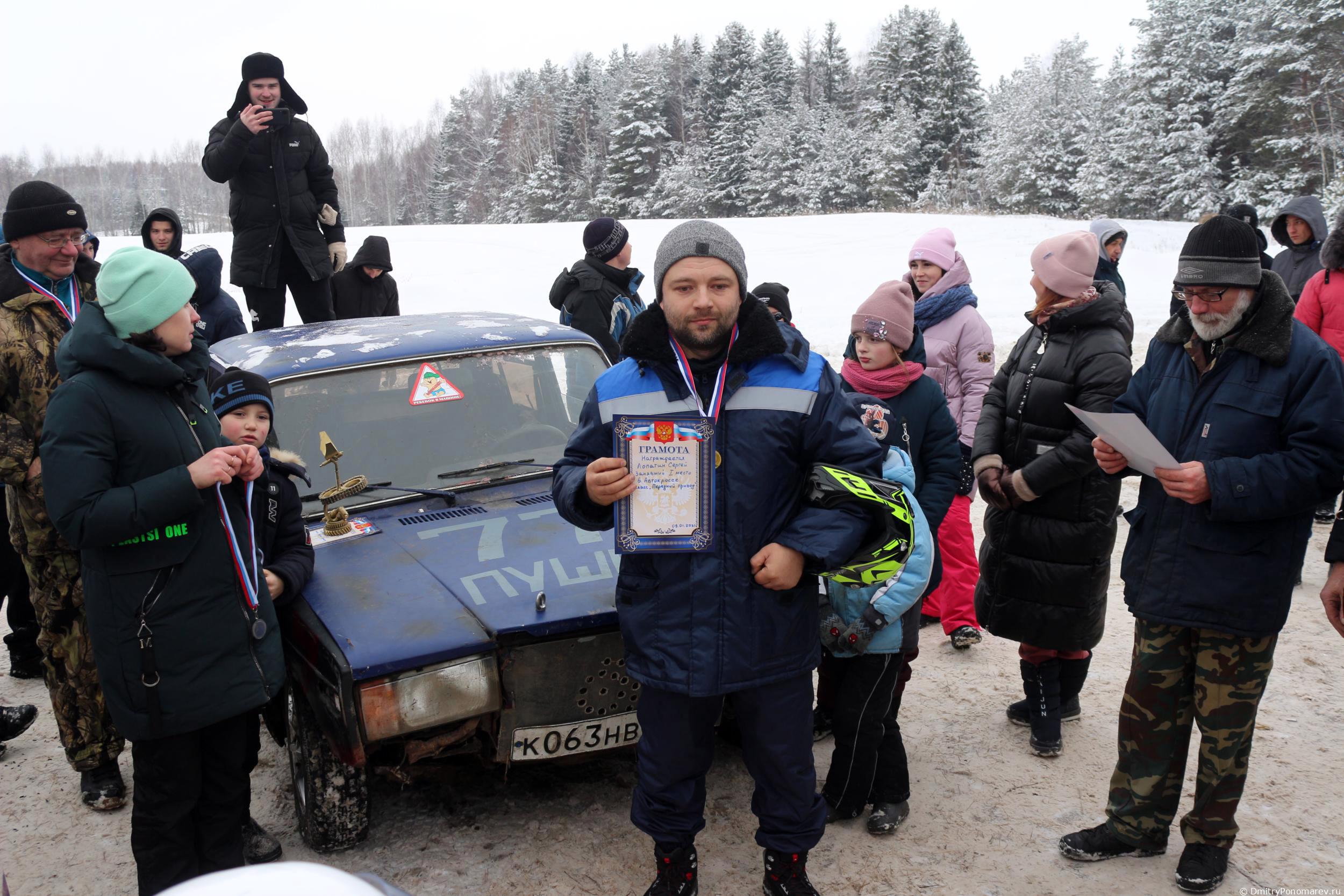 Январские автогонки в Городце 2021