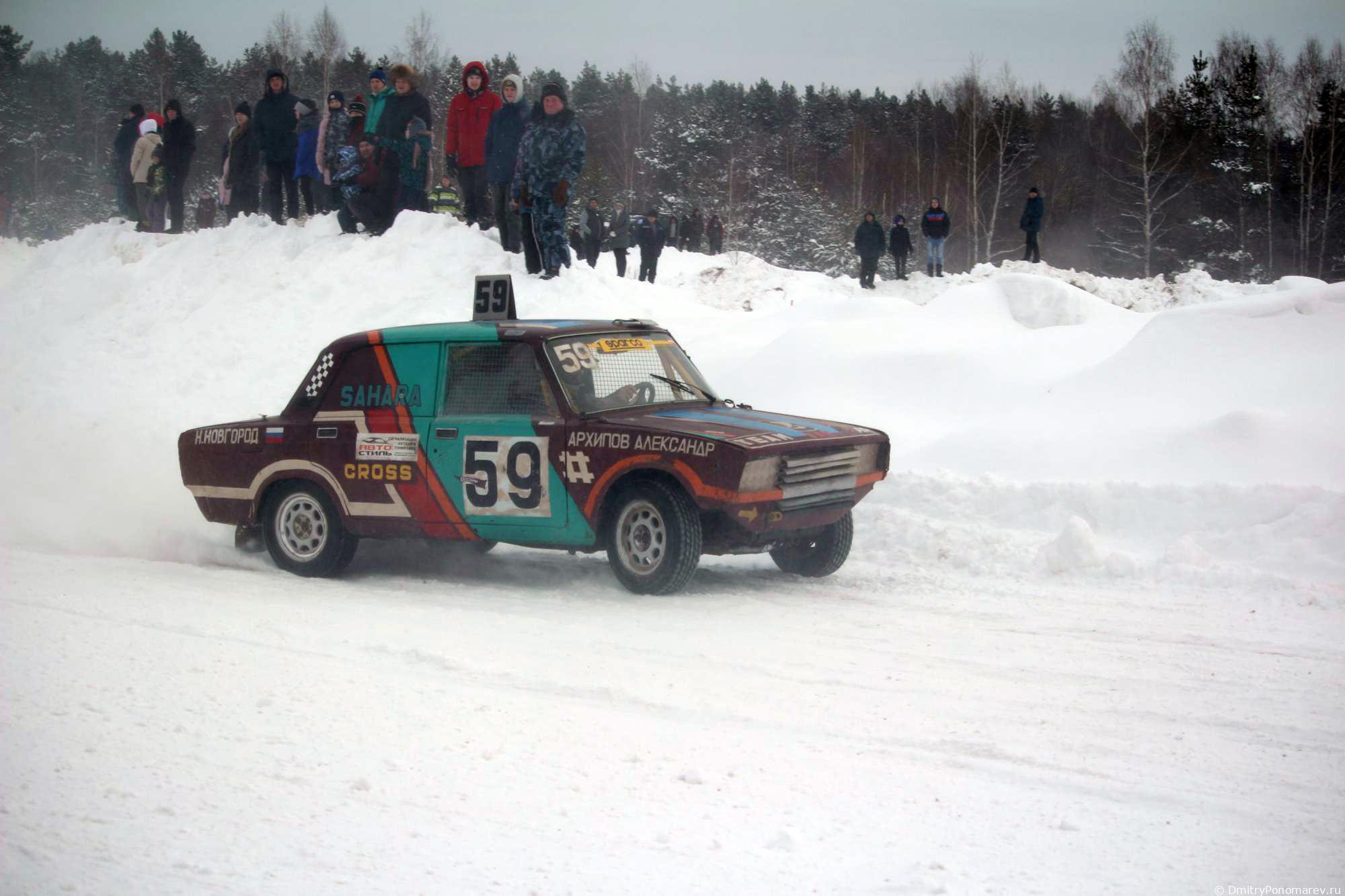 Февральские автогонки в Городце. 28.02.2021