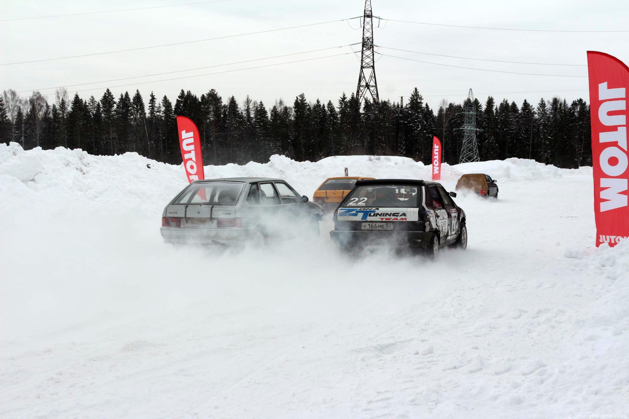 Февральские автогонки в Городце. 28.02.2021