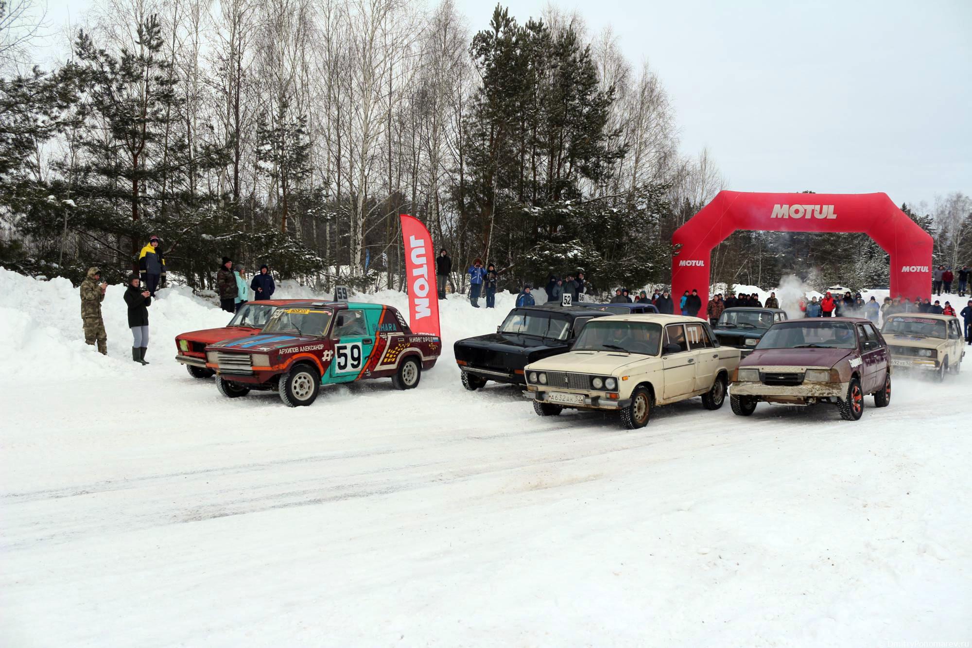 Февральские автогонки в Городце. 28.02.2021