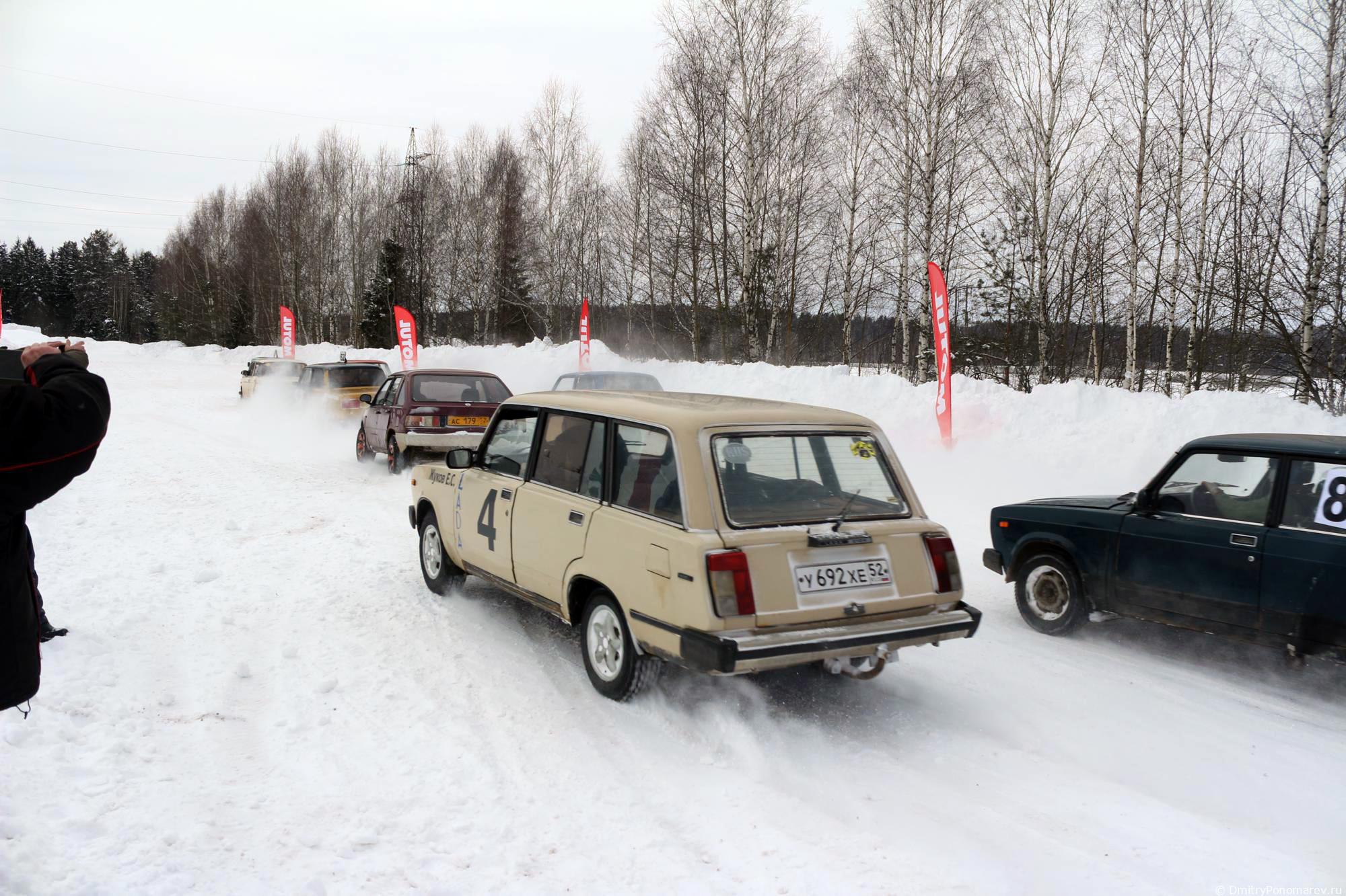 Февральские автогонки в Городце. 28.02.2021