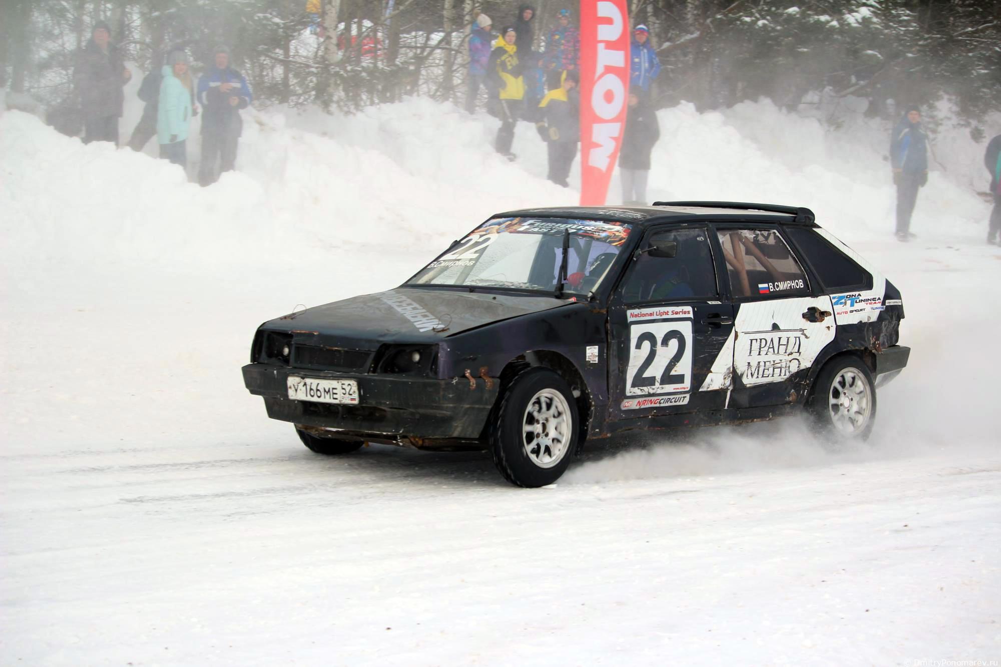 Февральские автогонки в Городце. 28.02.2021