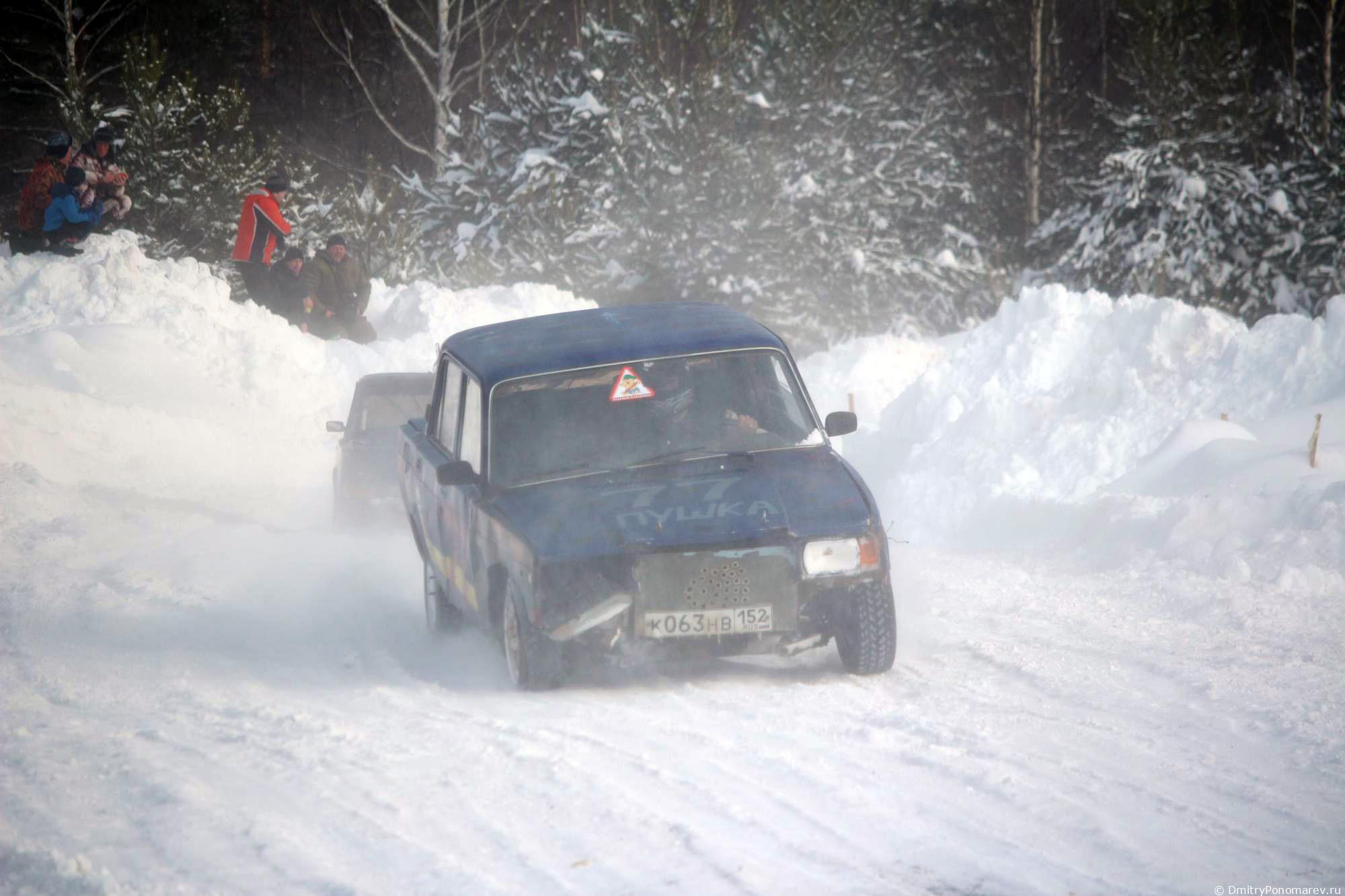 Февральские автогонки в Городце. 28.02.2021