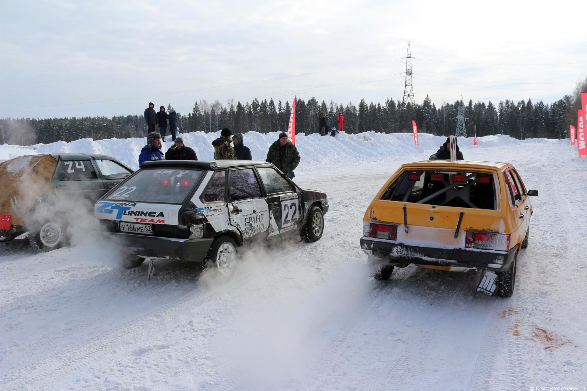 Февральские автогонки в Городце. 28.02.2021