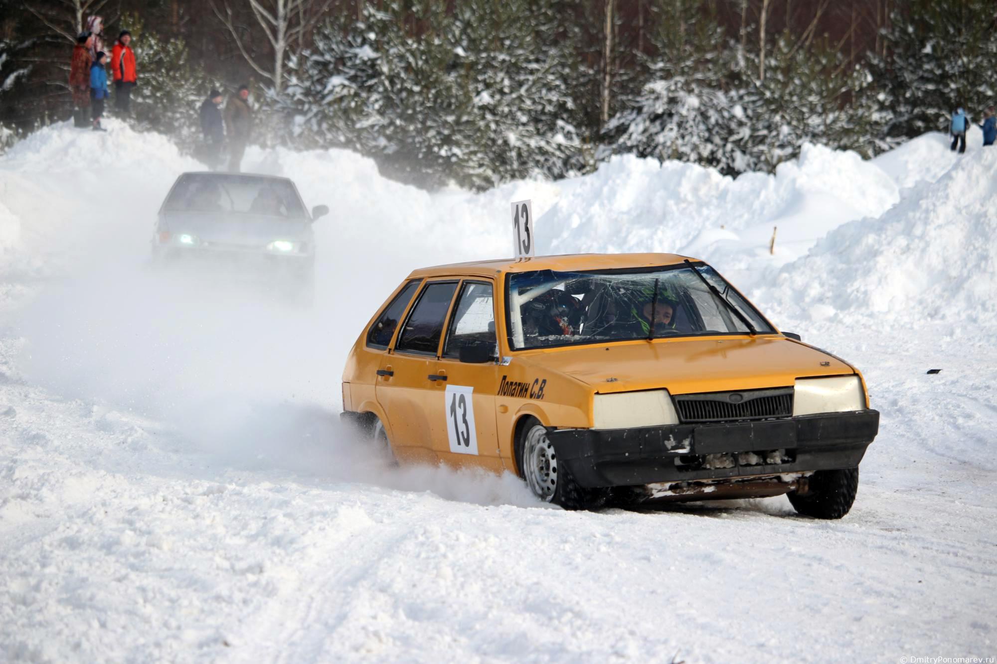Февральские автогонки в Городце. 28.02.2021