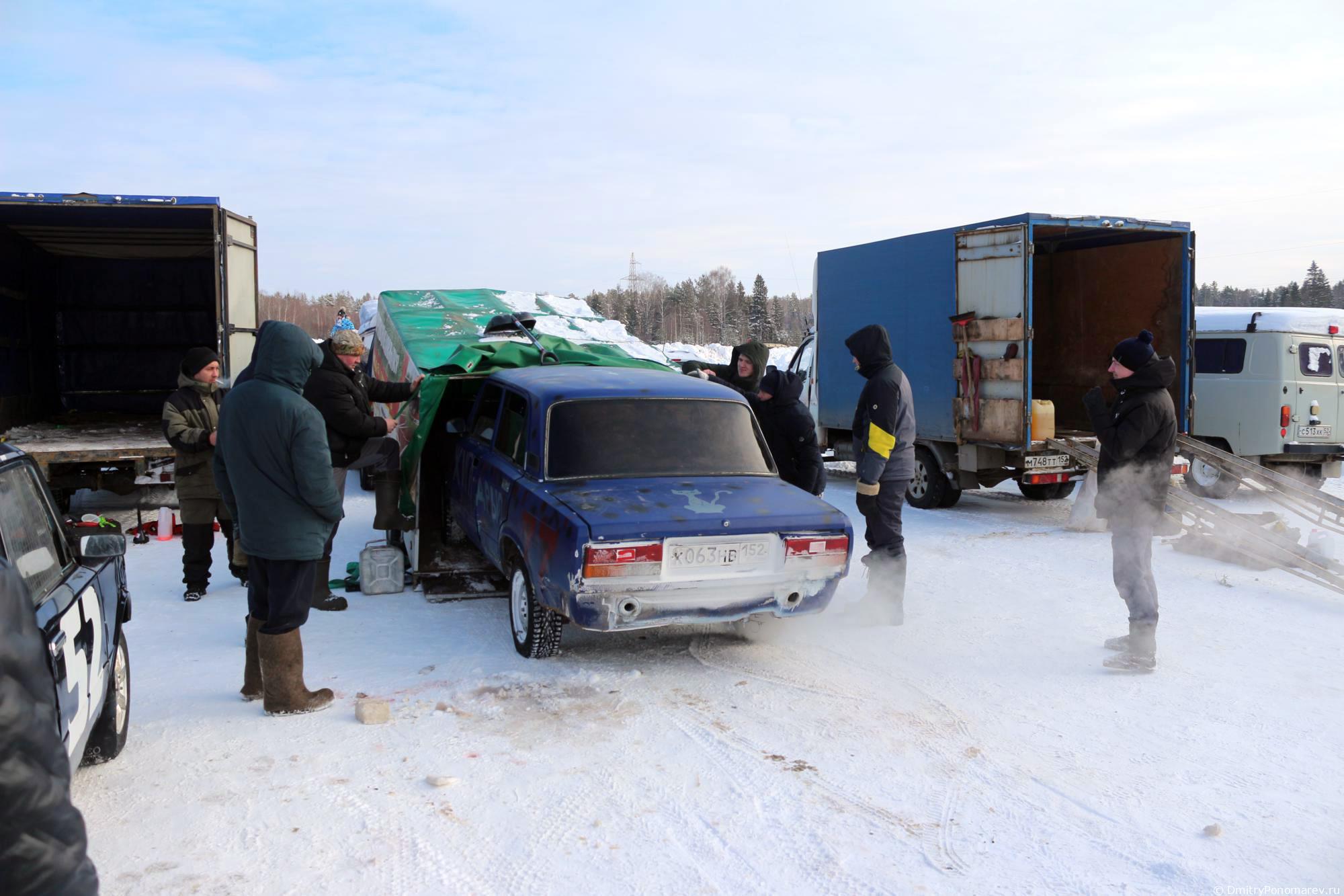 Февральские автогонки в Городце. 28.02.2021