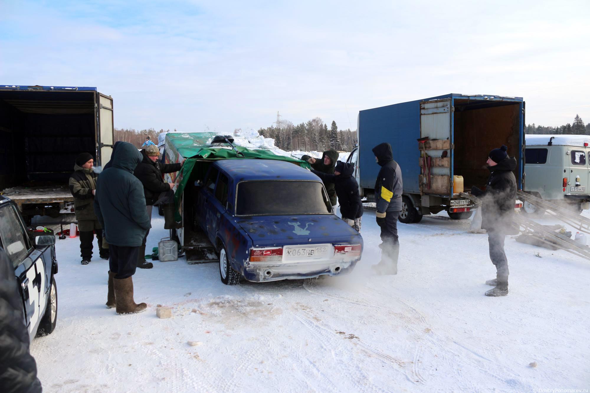Февральские автогонки в Городце. 28.02.2021