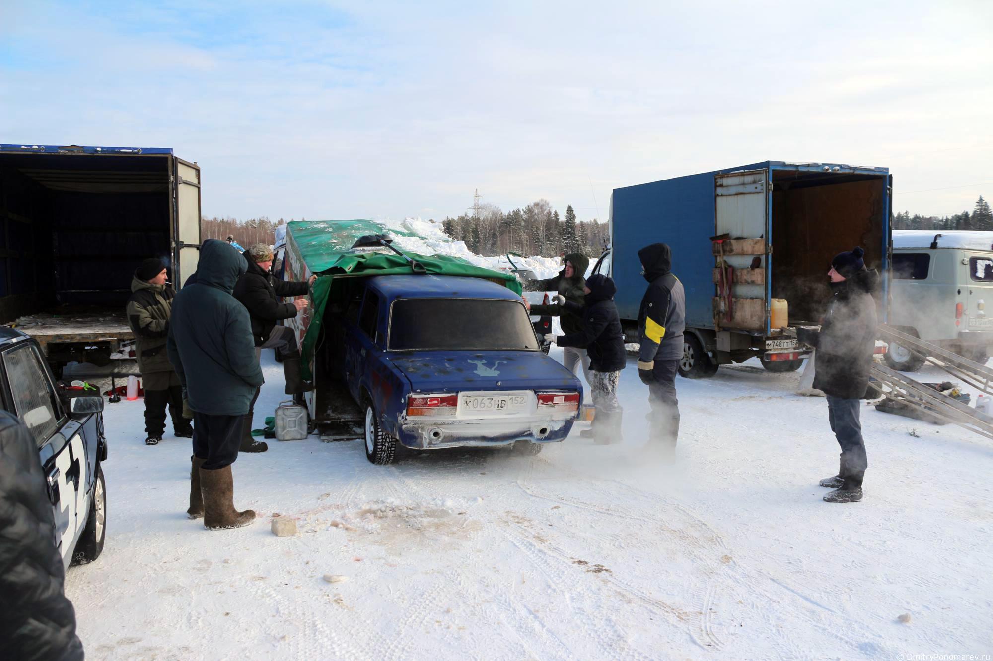 Февральские автогонки в Городце. 28.02.2021