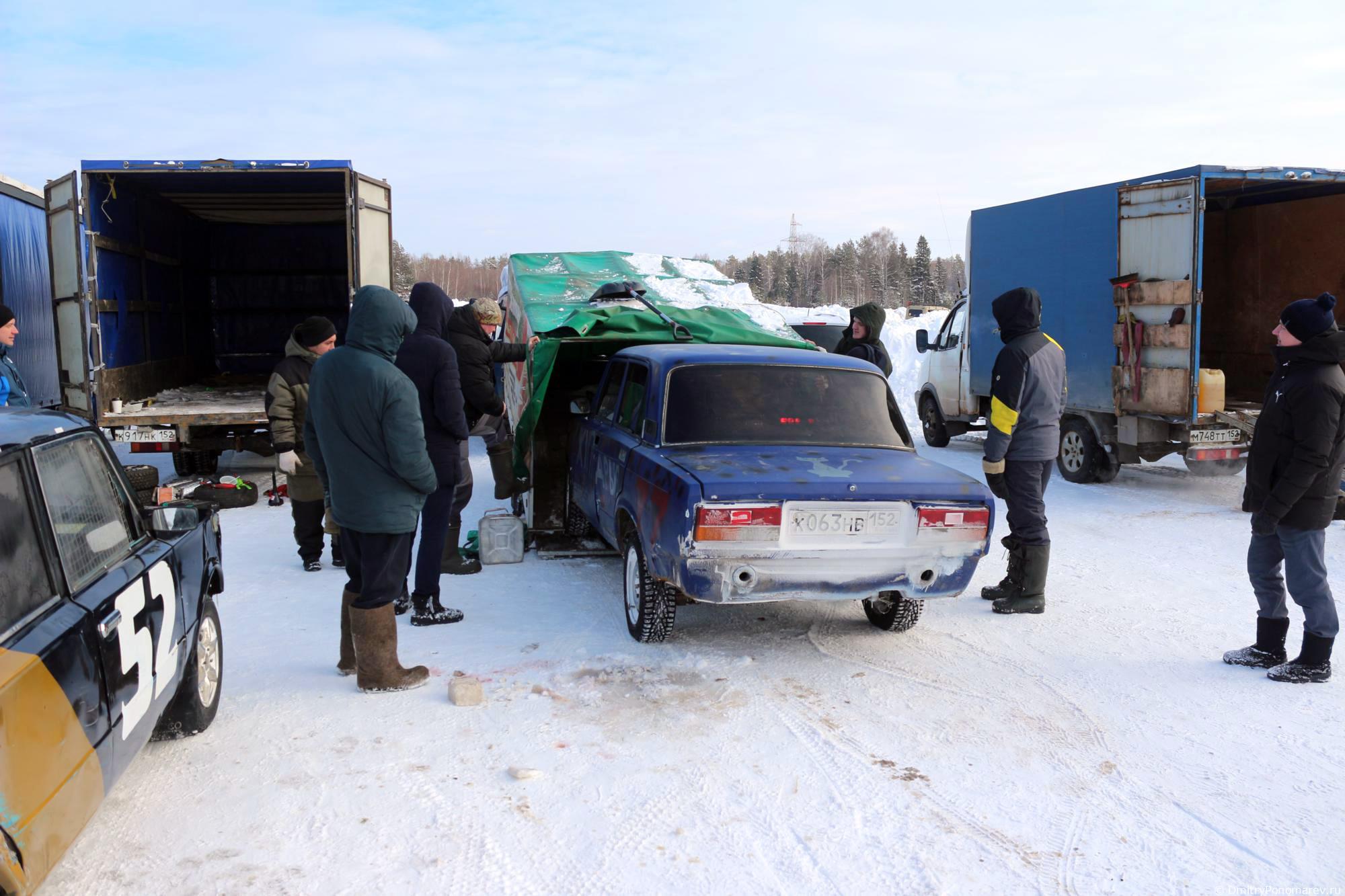 Февральские автогонки в Городце. 28.02.2021