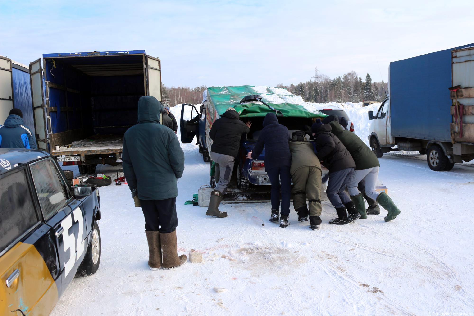 Февральские автогонки в Городце. 28.02.2021