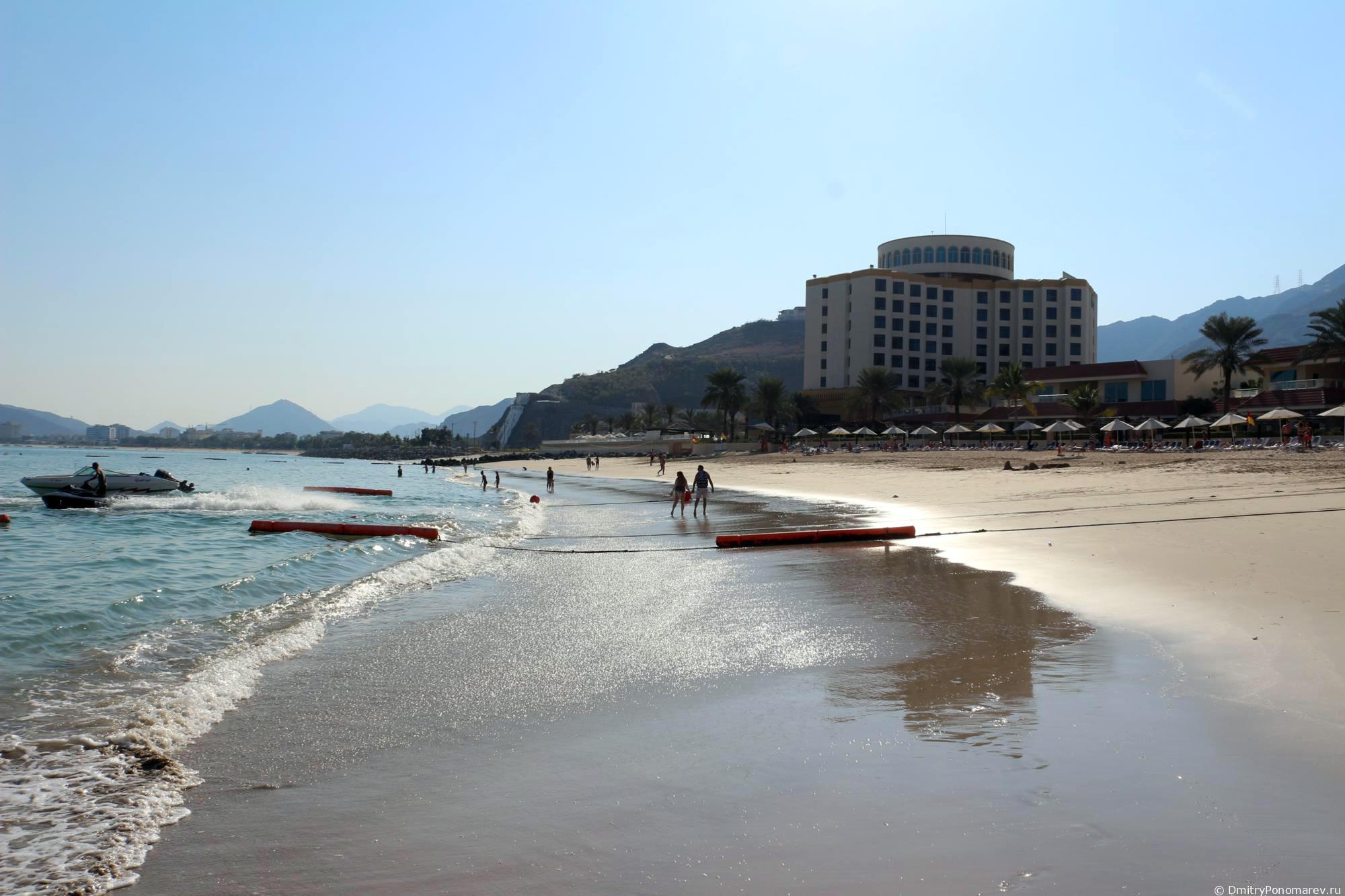 Пляж Oceanic Khorfakkan Resort