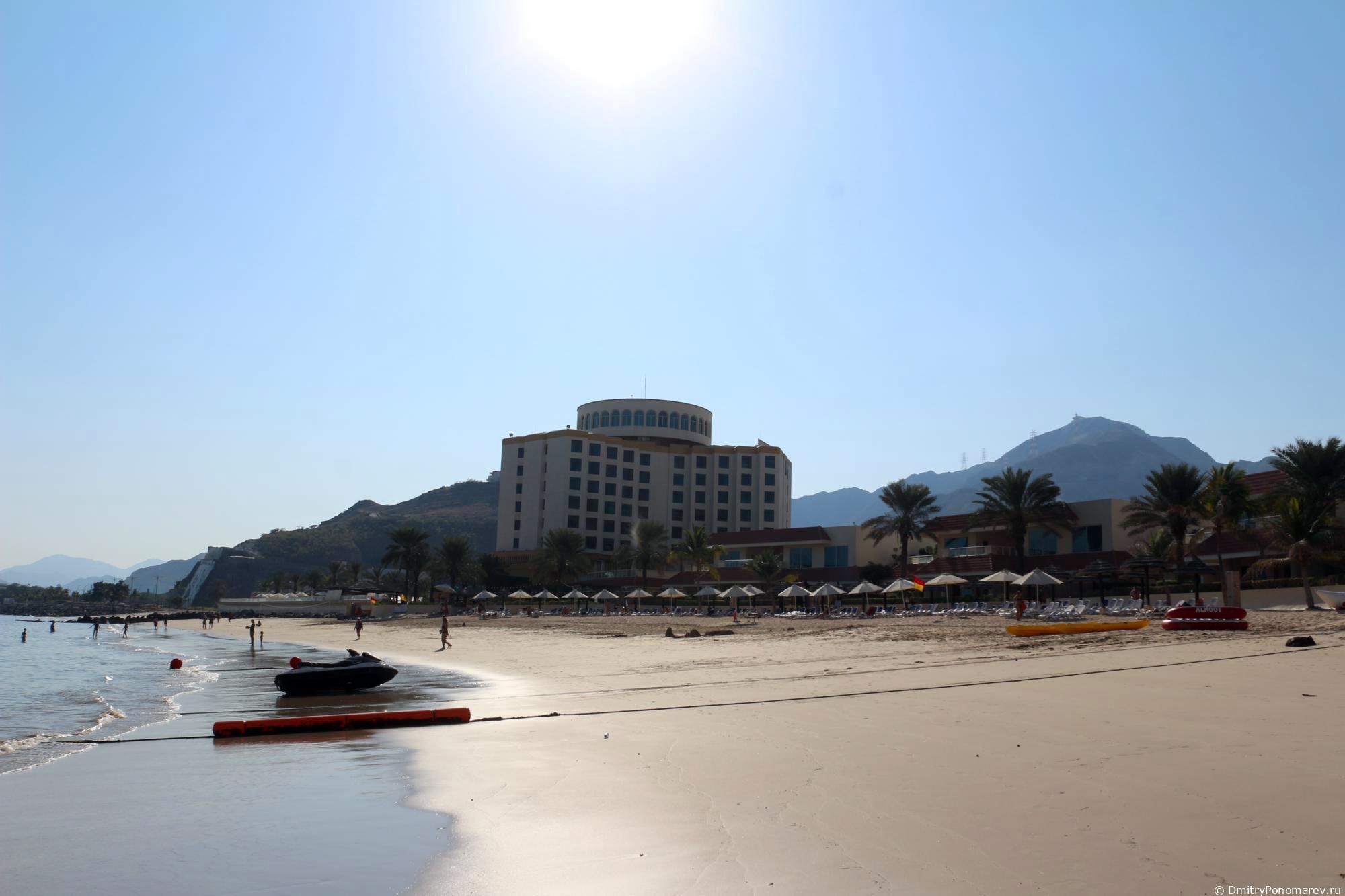 Пляж Oceanic Khorfakkan Resort