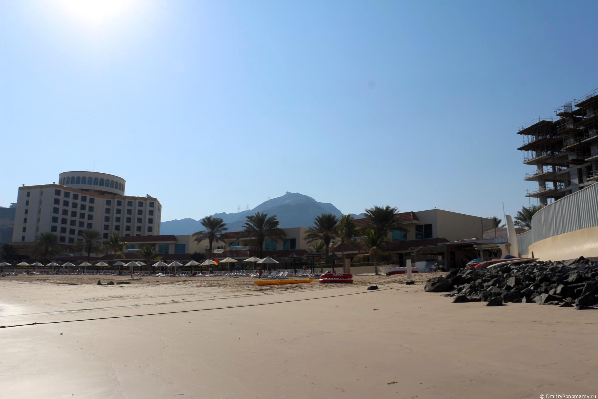 Пляж Oceanic Khorfakkan Resort